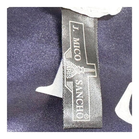 Paris Landmark Typography Silk Scarf Premium Designer Accessory J Mico Sancho - Picture 5 of 7